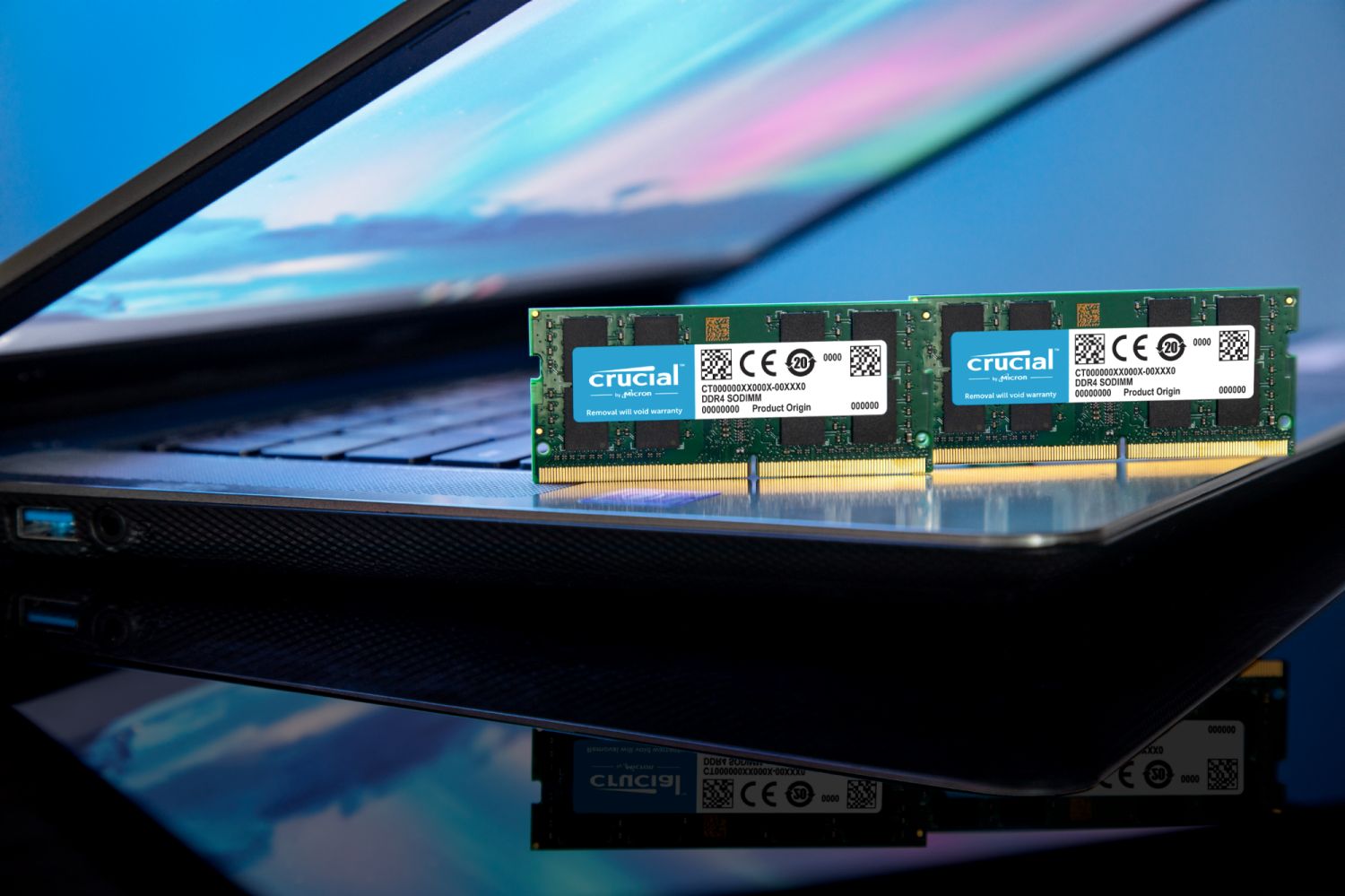 Crucial Laptop Memory with Laptop